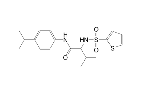 N-(4-isopropylphenyl)-3-methyl-2-[(2-thienylsulfonyl)amino]butanamide