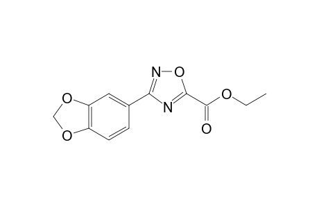 1,2,4-Oxadiazole-5-carboxylic acid, 3-(1,3-benzodioxol-5-yl)-, ethyl ester