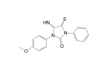 4-Imino-3-(4-methoxyphenyl)-1-phenyl-5-thioxoimidazolidin-2-one