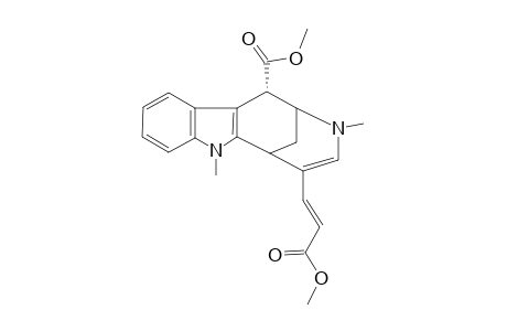METHYL-(1RS,2RS,6RS)-1-(METHOXYCARBONYL)-3,7-DIMETHYL-1,2,3,6-TETRAHYDRO-2,6-METHANOAZOCINO-[5,4-B]-INDOLE-5-(E)-ACRYLATE