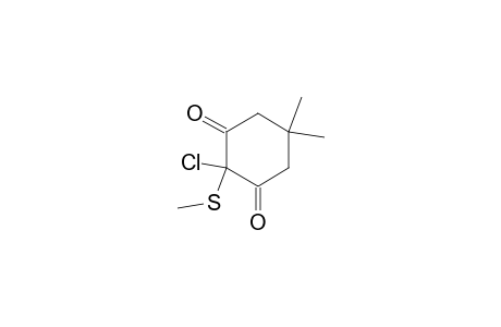 2-Chloro-2-(methylthio)dimedone