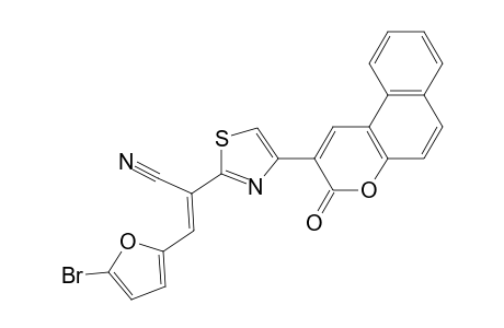 2-Thiazoleacetonitrile, .alpha.-[(5-bromo-2-furanyl)methylidene]-4-(3-oxo-3H-naphtho[2,1-b]pyran-2-yl)-