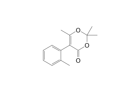 5-o-Tolyl-2,2,6-trimethyl-4H-1,3-dioxin-4-one