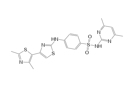 4-((2',4'-dimethyl-[4,5'-bithiazol]-2-yl)amino)-N-(4,6-dimethylpyrimidin-2-yl)benzenesulfonamide