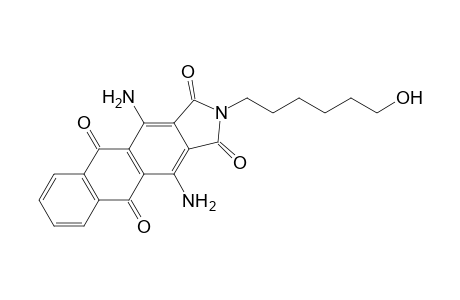 1H-Naphth[2,3-f]isoindole-1,3,5,10(2H)-tetrone, 4,11-diamino-2-(6-hydroxyhexyl)-