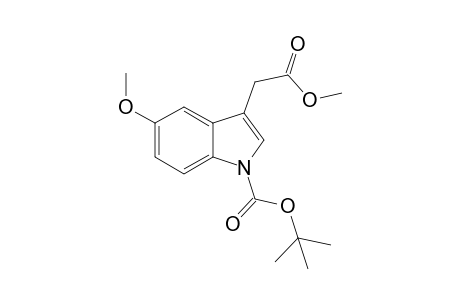 Methyl 1-(t-butoxycarbonyl)-5-methoxyindole-3-acetate