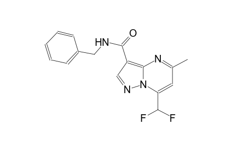 N-benzyl-7-(difluoromethyl)-5-methylpyrazolo[1,5-a]pyrimidine-3-carboxamide