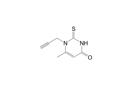 6-Methyl-1-prop-2-ynyl-2-sulfanylidene-4-pyrimidinone