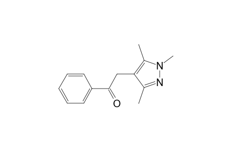 1-Phenyl-2-(1,3,5-trimethyl-4-pyrazolyl)ethanone