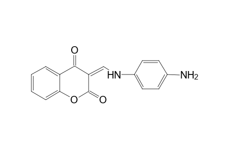 N-(Methylene-4'-oxocoumarinyl)]-1,4-phenylenediamine