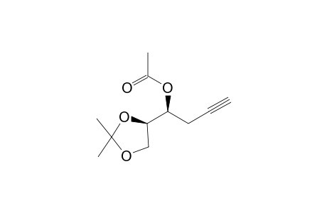(2R,3S)-3-Acetoxy-1,2-O-isopropylidenehex-5-yne-1,2,3-triol