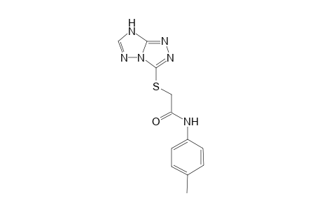 Acetamide, N-(4-methylphenyl)-2-(7H-[1,2,4]triazolo[4,3-b][1,2,4]triazol-3-ylthio)-