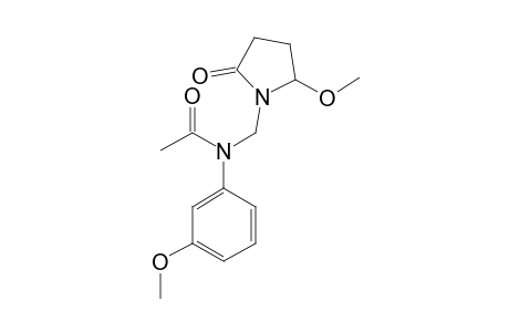 N-[[ACETYL-(3-METHOXYPHENYL)-AMINO]-METHYL]-5-METHOXY-2-PYRROLIDINONE