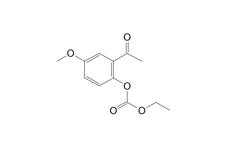 Ethanone, 1-(2-(ethoxycarbonyl)oxy-5-methoxyphenyl)-