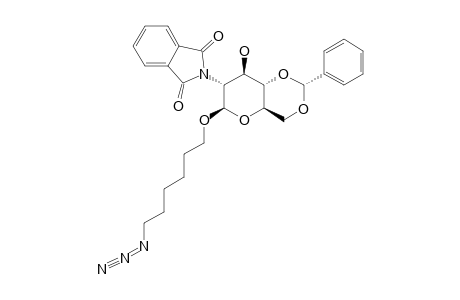 6-AZIDOHEXYL-4,6-O-BENZYLIDENE-2-DEOXY-2-PHTHALIMIDO-BETA-D-GLUCOPYRANOSIDE