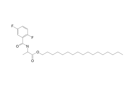 D-Alanine, N-(2,5-difluorobenzoyl)-, heptadecyl ester