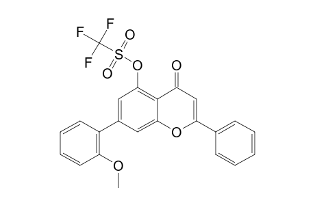 7-(2-Methoxyphenyl)-4-oxo-2-phenyl-4H-chromen-5-yl Trifluoromethanesulfonate