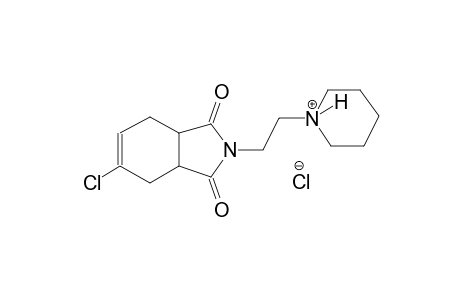 piperidinium, 1-[2-(5-chloro-1,3,3a,4,7,7a-hexahydro-1,3-dioxo-2H-isoindol-2-yl)ethyl]-, chloride
