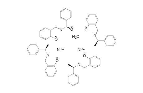 Mu-Aqua-tetrakis[(R)-N-1-(phenyl)ethylsalicylaldiminato]dinickel(II)