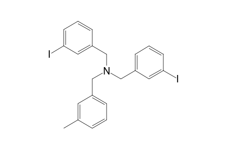N,N-Bis(3-iodobenzyl)-N-(3-methylbenzyl)amine