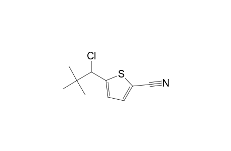 2-Thiophenecarbonitrile, 5-(1-chloro-2,2-dimethylpropyl)-