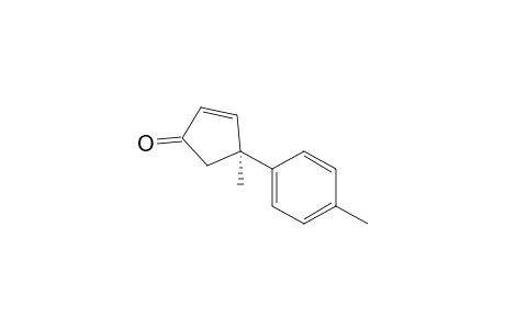 (4S)-4-methyl-4-(4-methylphenyl)-1-cyclopent-2-enone