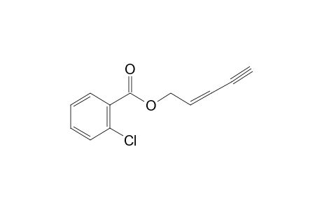 2-Chlorobenzoic acid, pent-2-en-4-ynyl ester