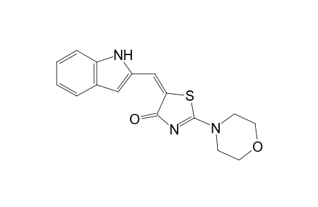 5-((1H-Indol-2-yl)methylene)-2-morpholinothiazol-4(5H)-one