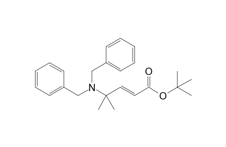 (E)-4-(dibenzylamino)-4-methyl-pent-2-enoic acid tert-butyl ester