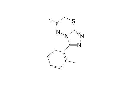 6-methyl-3-(2-methylphenyl)-7H-[1,2,4]triazolo[3,4-b][1,3,4]thiadiazine