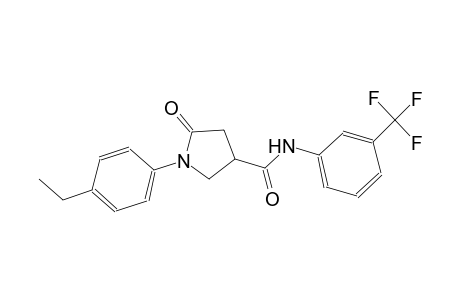 3-pyrrolidinecarboxamide, 1-(4-ethylphenyl)-5-oxo-N-[3-(trifluoromethyl)phenyl]-