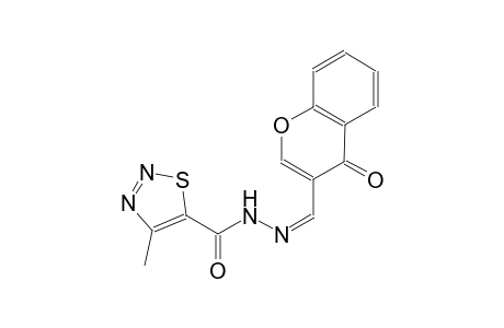 4-methyl-N'-[(Z)-(4-oxo-4H-chromen-3-yl)methylidene]-1,2,3-thiadiazole-5-carbohydrazide