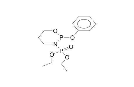 2-PHENOXY-3-DIETHOXYPHOSPHORYL-1,3,2-OXAZAPHOSPHORINANE