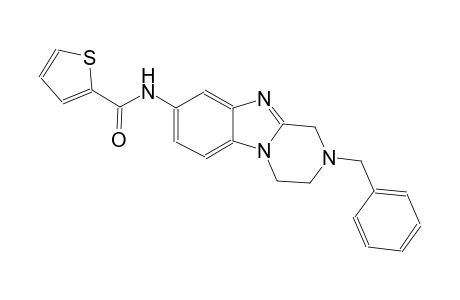 2-Thiophenecarboxamide, N-[1,2,3,4-tetrahydro-2-(phenylmethyl)pyrazino[1,2-a][1,3]benzimidazol-8-yl]-