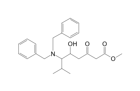 Methyl 6-(dibenzylamino)-5-hydroxy-7-methyl-3-oxooctanoate