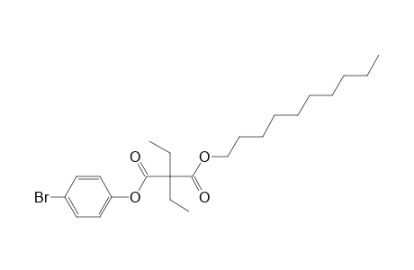 Diethylmalonic acid, 4-bromophenyl decyl ester