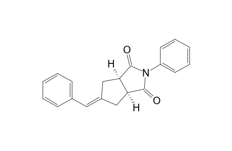 Cyclopenta[c]pyrrole-1,3(2H,3aH)-dione, tetrahydro-2-phenyl-5-(phenylmethylene)-, cis-