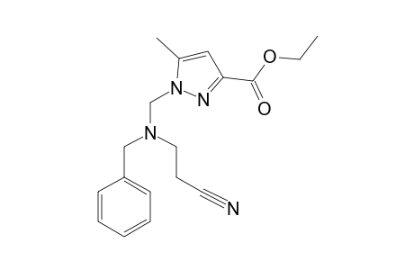 1-[[BENZYL-(2-CYANOETHYL)-AMINO]-METHYL]-5-METHYL-1H-PYRAZOLE-3-CARBOXYLIC-ACID-ETHYLESTER