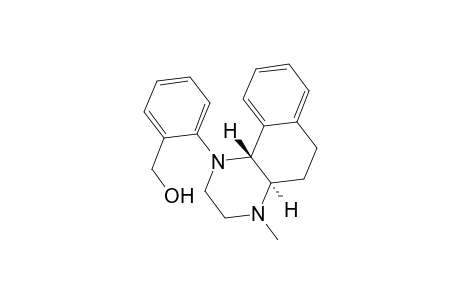 trans-1,2,3,4,4a,5,6,10b-Octahydro-1-[2-(hydroxymethyl)phenyl]-4-methylbenzo[f]quinoxaline