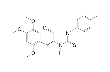 2-THIO-3-p-TOLYL-5-(2,4,5-TRIMETHOXYBENZYLIDENE)HYDANTOIN