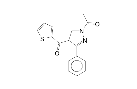 (1-Acetyl-3-phenyl-4,5-dihydro-1H-pyrazol-4-yl)(2-thienyl)methanone