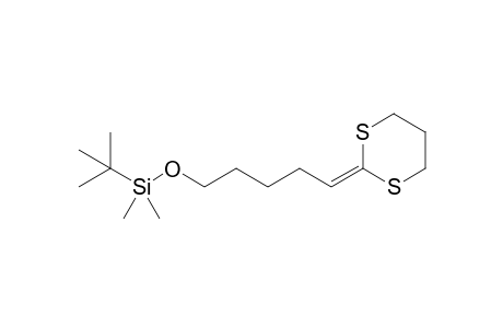 tert-Butyl-(5-[1,3]dithian-2-ylidenepentyloxy)dimethylsilane