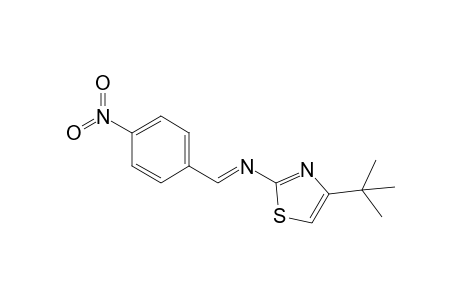 4-tert-Butyl-2-(4-nitrobenzylideneamino)thiazole