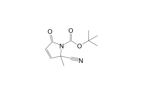 2-cyano-2-methyl-5-oxo-1-pyrrolecarboxylic acid tert-butyl ester