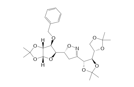 (5R)-5-(3-O-BENZYL-1,2-O-ISOPROPYLIDENE-ALPHA-D-XYLO-TETROFURANOS-4-YL)-3-(1,2:3,4-DI-O-ISOPROPYLIDENE-D-ARABINO-TETRITOL-1-YL)-4,5-DIHYDROISOXAZO