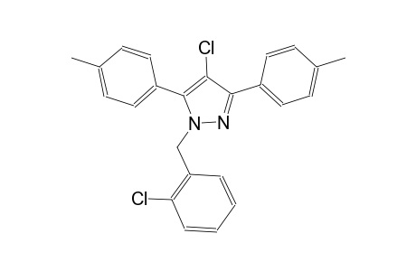 4-chloro-1-(2-chlorobenzyl)-3,5-bis(4-methylphenyl)-1H-pyrazole
