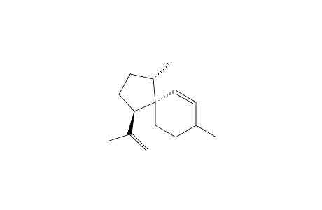 Spiro[4.5]dec-7-ene, 1,8-dimethyl-4-(1-methylethenyl)-, (1.alpha.,4.beta.,5.beta.)-(.+-.)-