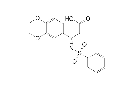 3-(3,4-dimethoxyphenyl)-N-(phenylsulfonyl)-beta-alanine