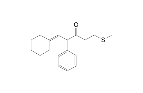 1-Cyclohexylidene-5-(methylthio)-2-phenylpentan-3-one