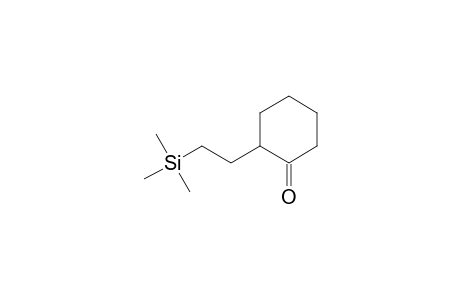 2-[2-(Trimethylsilyl)ethyl]cyclohexan-1-one
